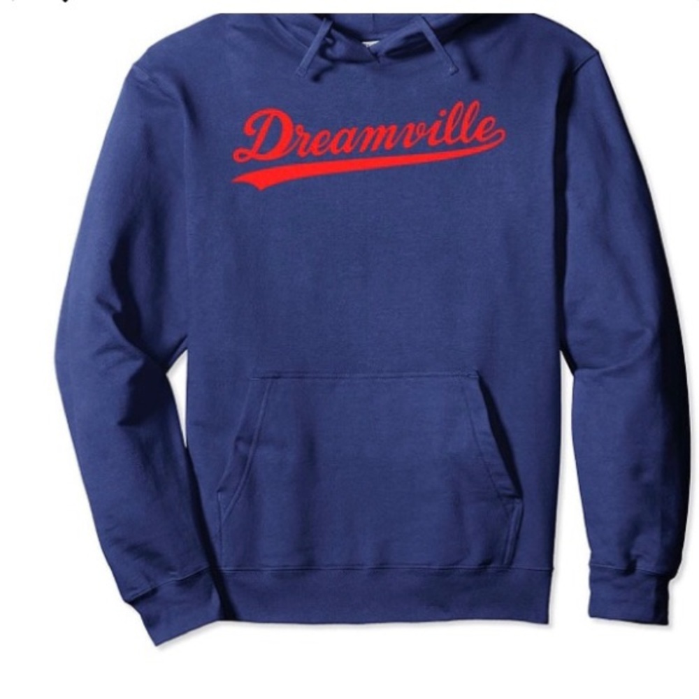 Dreamville J Cole Navy Blue Pullover Hoodie Red Classic Logo Unisex Medium